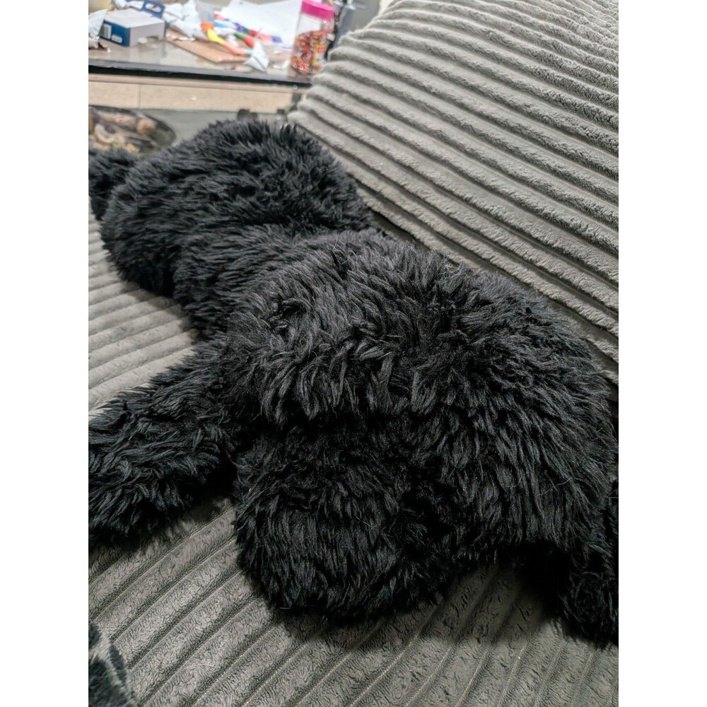 26" Vintage Applause "Skippy" Jumbo Black Dog Plush.